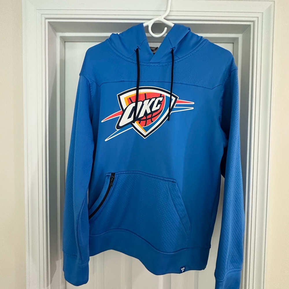 Fanatics Blue OKC Thunder Hoodie Men’s S